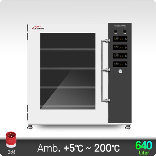 200℃ 중대형 산업용 진공건조기(직접가열) 640리터 KJ-VDO-640D