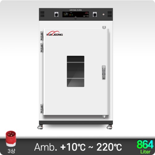 220℃ 중대형 산업용 강제열풍 순환식 건조기(수직기류식) 864리터 KJ-IDO-864FT