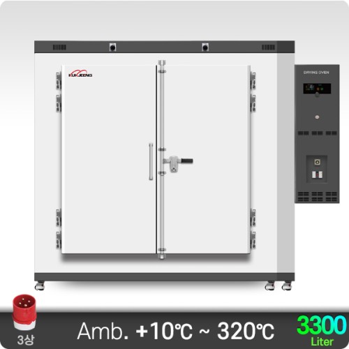 320℃ 중대형 산업용 강제열풍 순환식 건조기(수평기류식) 3300리터 KJ-IDO-3300FH