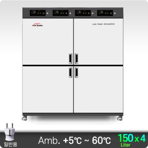 다실 항온 배양기(상부형) 4룸 150Lx4ch KJ-IB-150M4FT