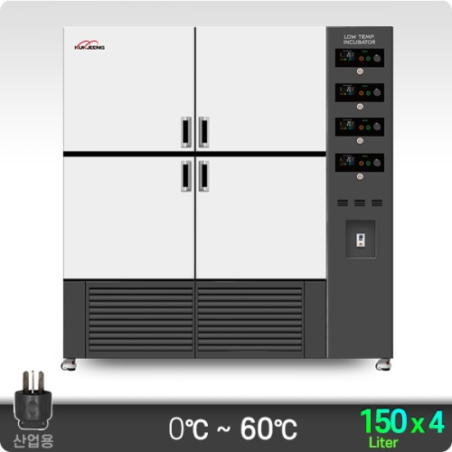 0℃ 다실 저온 배양기(우측형) 4룸 150Lx4ch KJ-IB-150M4R