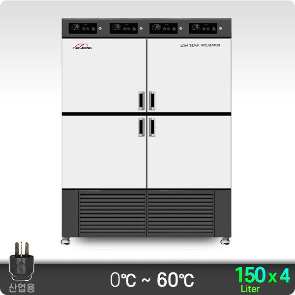 0℃ 다실 저온 배양기(상부형) 4룸 150Lx4ch KJ-IB-150M4RT